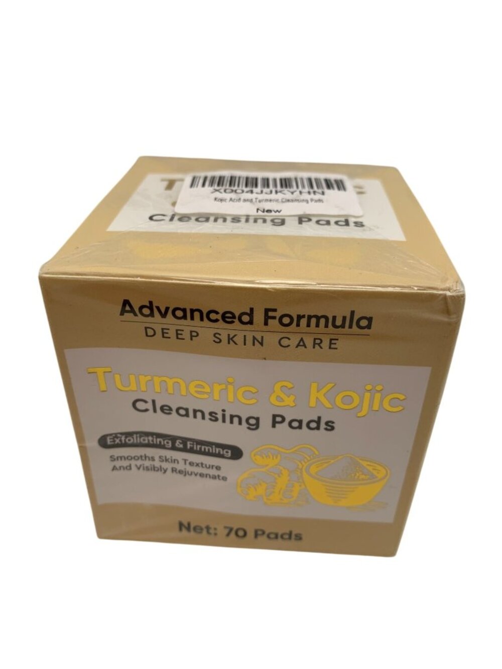 Turmeric & Kojic Cleansing Pads Exfoliating & Firming Advanced Formula Deep Skin